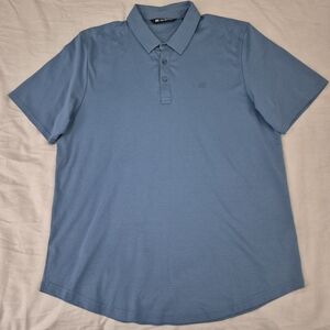Travis Mathew Men's Blue Performance Polo Golf - XL